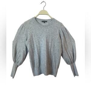 ADRIANNA PAPPEL BELL SLLEVE CREW NECK SOFT SWEATER